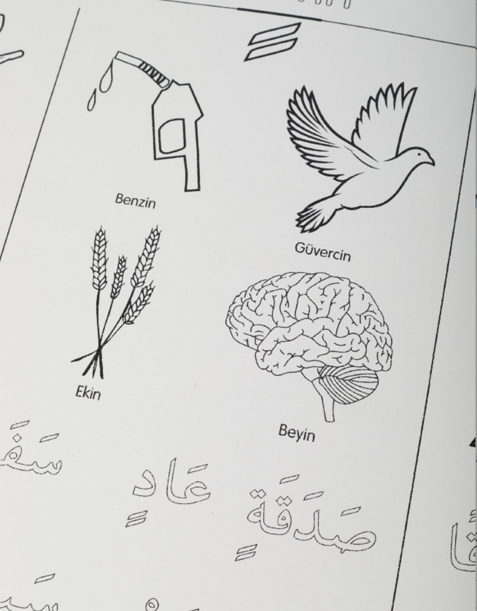 Yıkanabilir Elifba Med Harfleri Tenvin 48*68