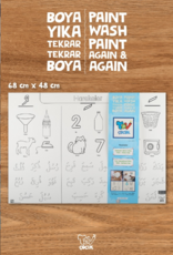 Yıkanabilir Elifba Harekeler 48*68