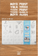 Yıkanabilir Elifba Harekeler 48*68