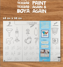 Yıkanabilir Elifba Harekeler 48*68