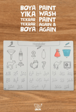 Yıkanabilir Elifba Harekeler 48*68