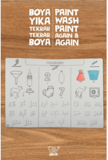 Yıkanabilir Elifba Harekeler 48*68