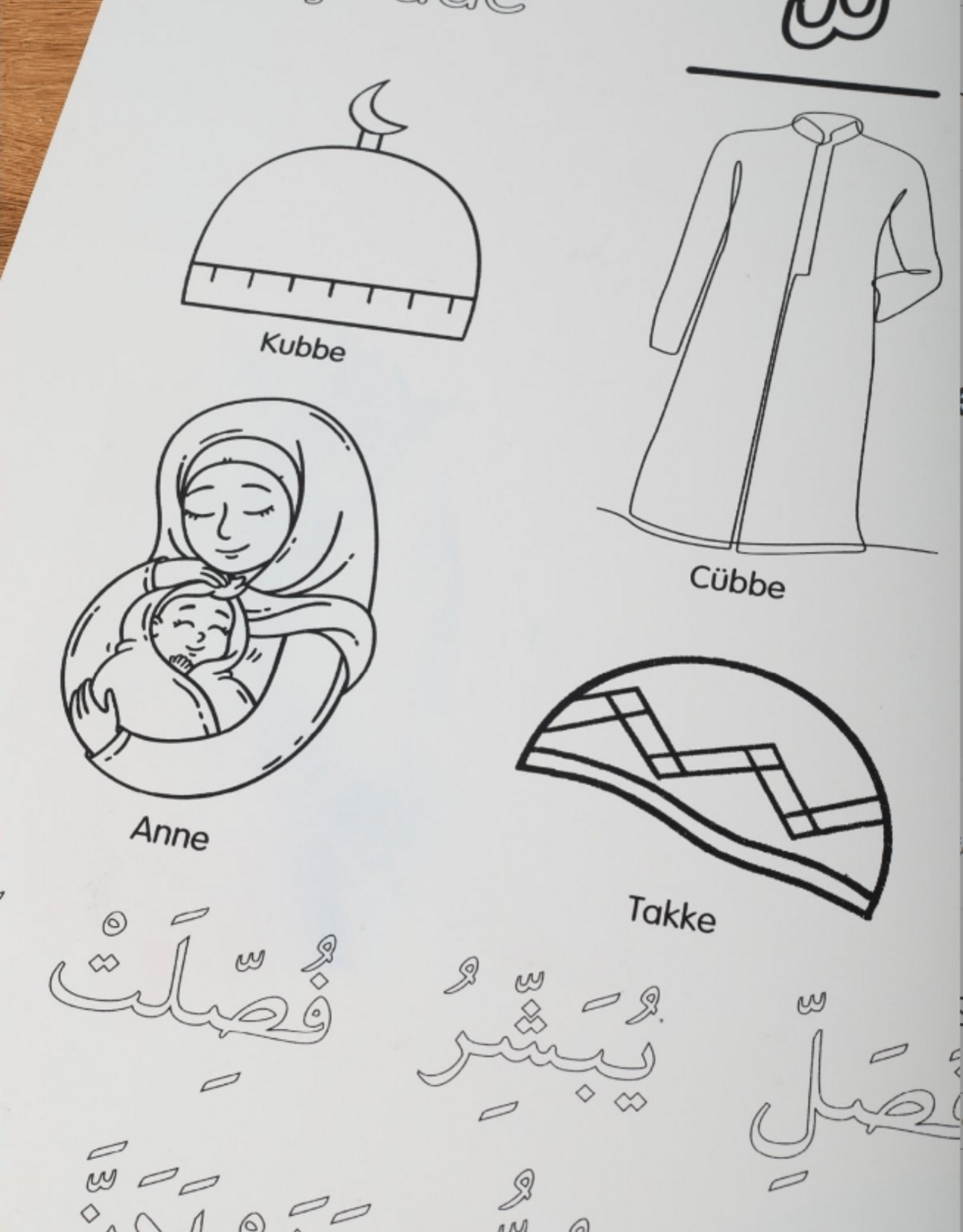 Yıkanabilir Elifba Harekeler 48*68