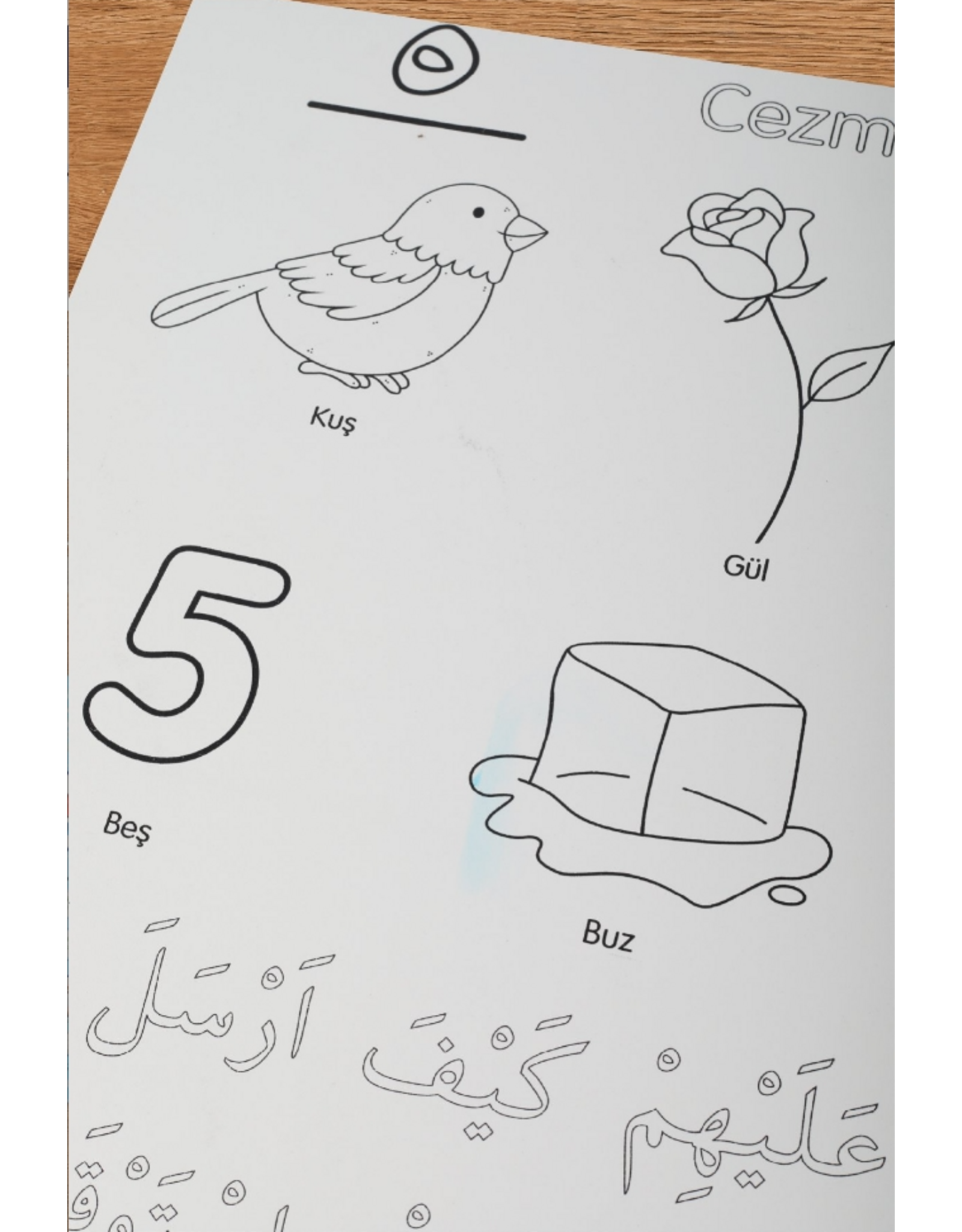 Yıkanabilir Elifba Harekeler 48*68