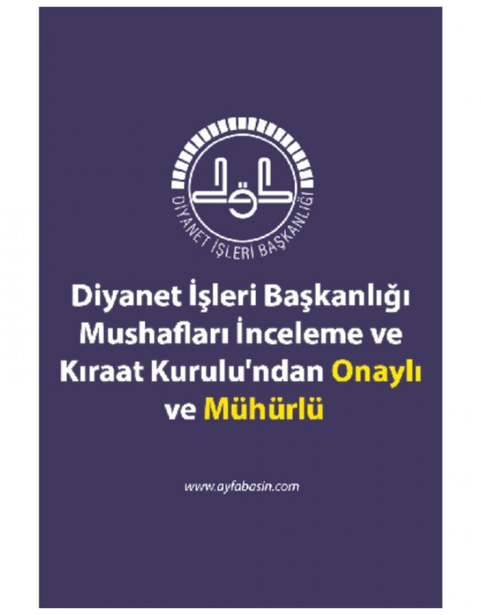 Plaketli Kadife Bayrakli Kuràn-i Kerim Siyah