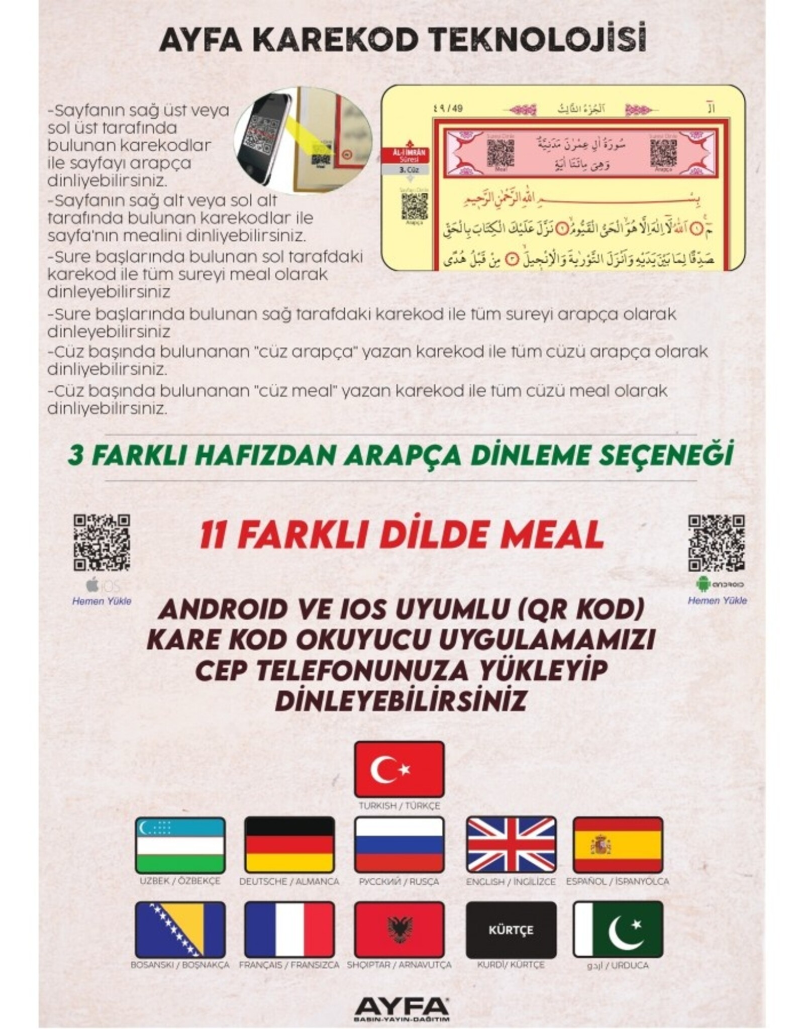Plaketli Kadife Bayrakli Kuràn-i Kerim Siyah