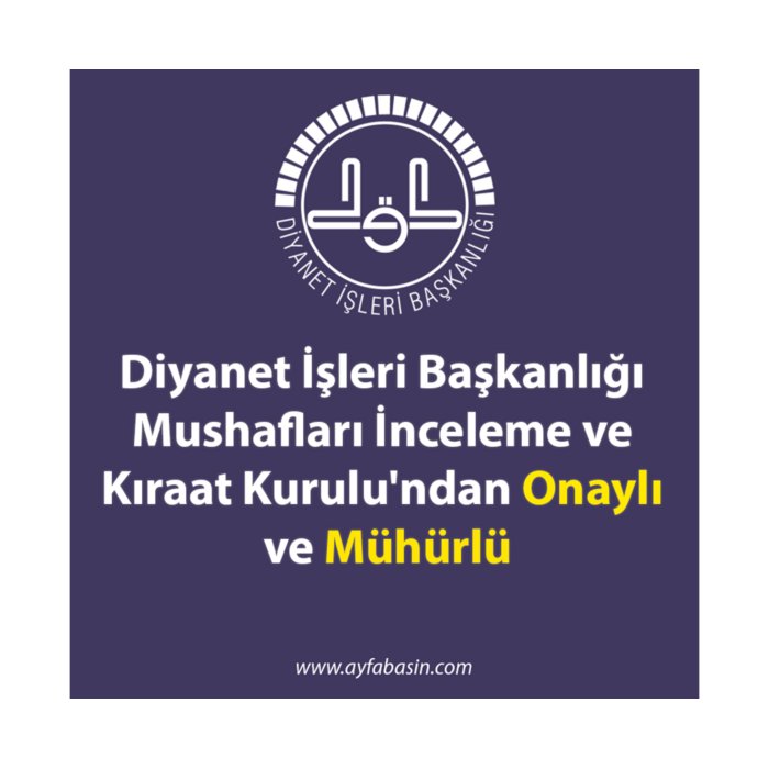 Plaketli Kadife Bayrakli Kuràn-i Kerim Turkuaz Mavisi