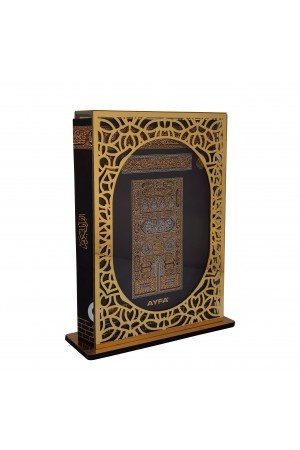 PLEKSİ KUTULU ORTA BOY KURAN-I KERİM ( BEYAZ VE SIYAH )
