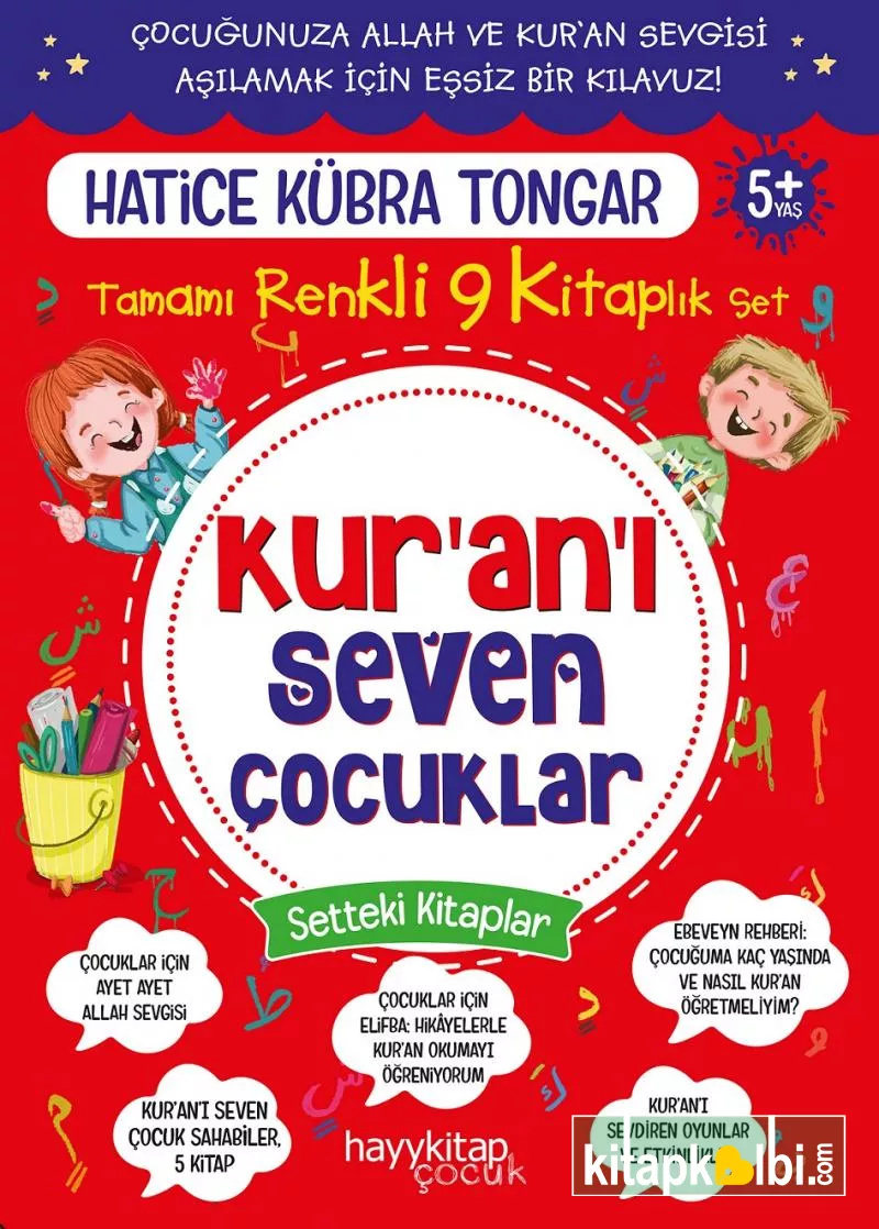 Hatice Kubra Tongar Kur'an'ı Seven Çocuklar 9'lu Set