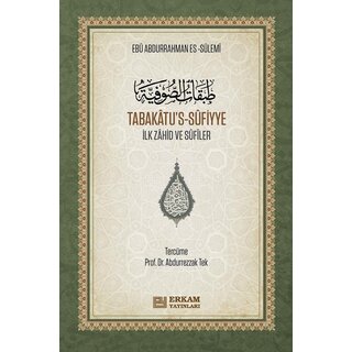 Tabakâtu's-Sûfiyye - Ebu Abdurrahman es-Sülemi - CİLTLİ (Arapça - Türkçe)