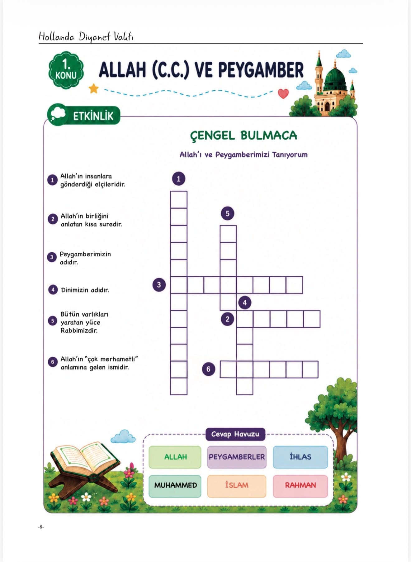 7-9 Yas Ogrenci Etkinlik Kitabi 1. Fasikul