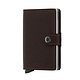 Secrid Portefeuille Secrid Miniwallet Original Dark Brown