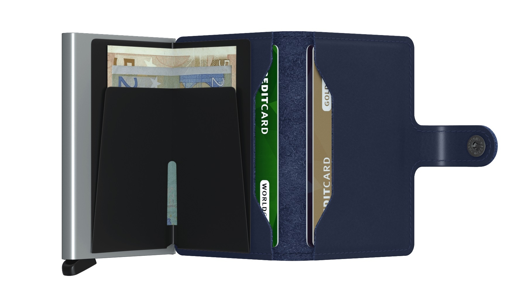 Secrid Portefeuille Secrid Miniwallet Original Navy-Blue