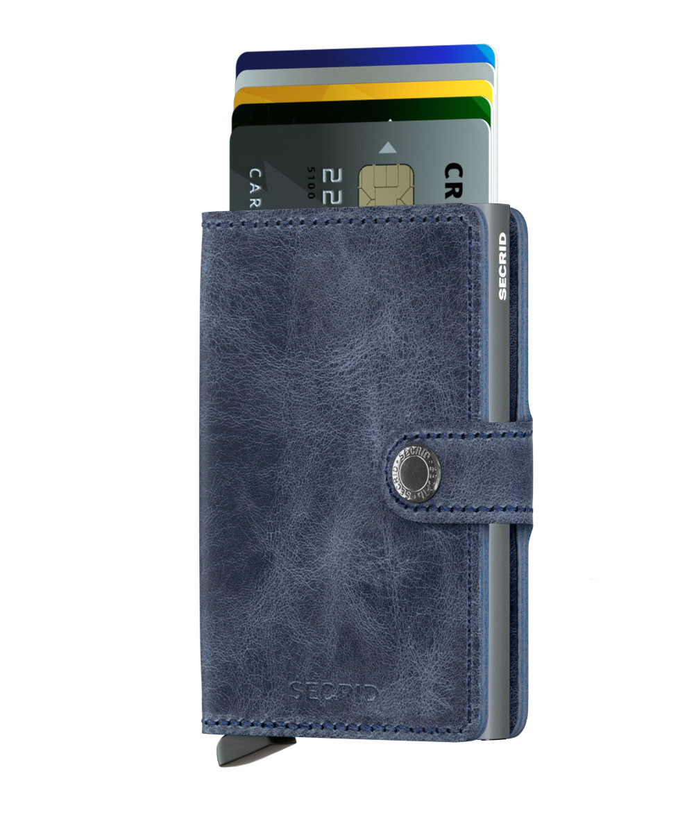 Secrid Portefeuille Secrid Miniwallet Vintage Blue