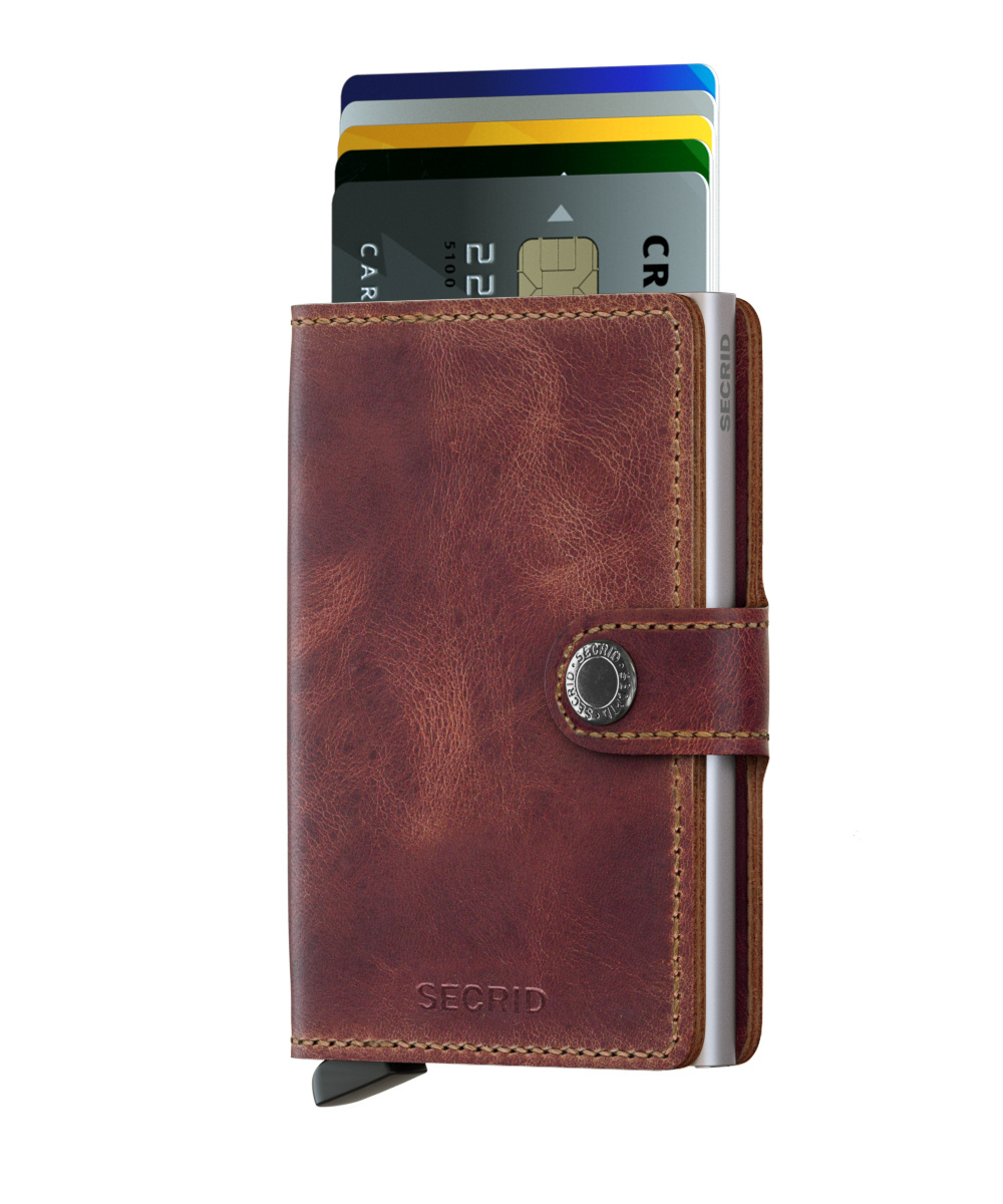 Secrid Portefeuille Secrid Miniwallet Vintage Brown