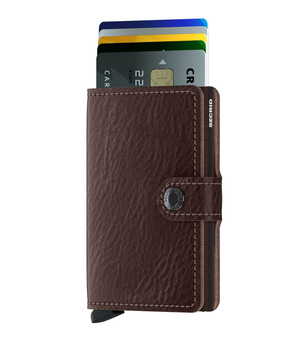 Secrid Portefeuille Secrid Miniwallet Veg Espresso