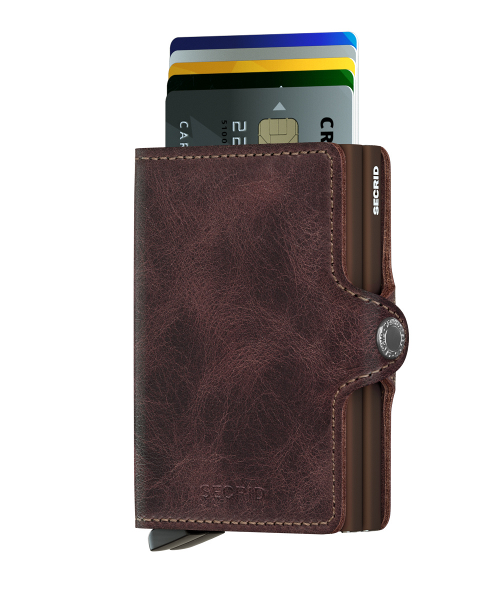 Secrid Portefeuille Secrid Twinwallet Vintage Chocolate