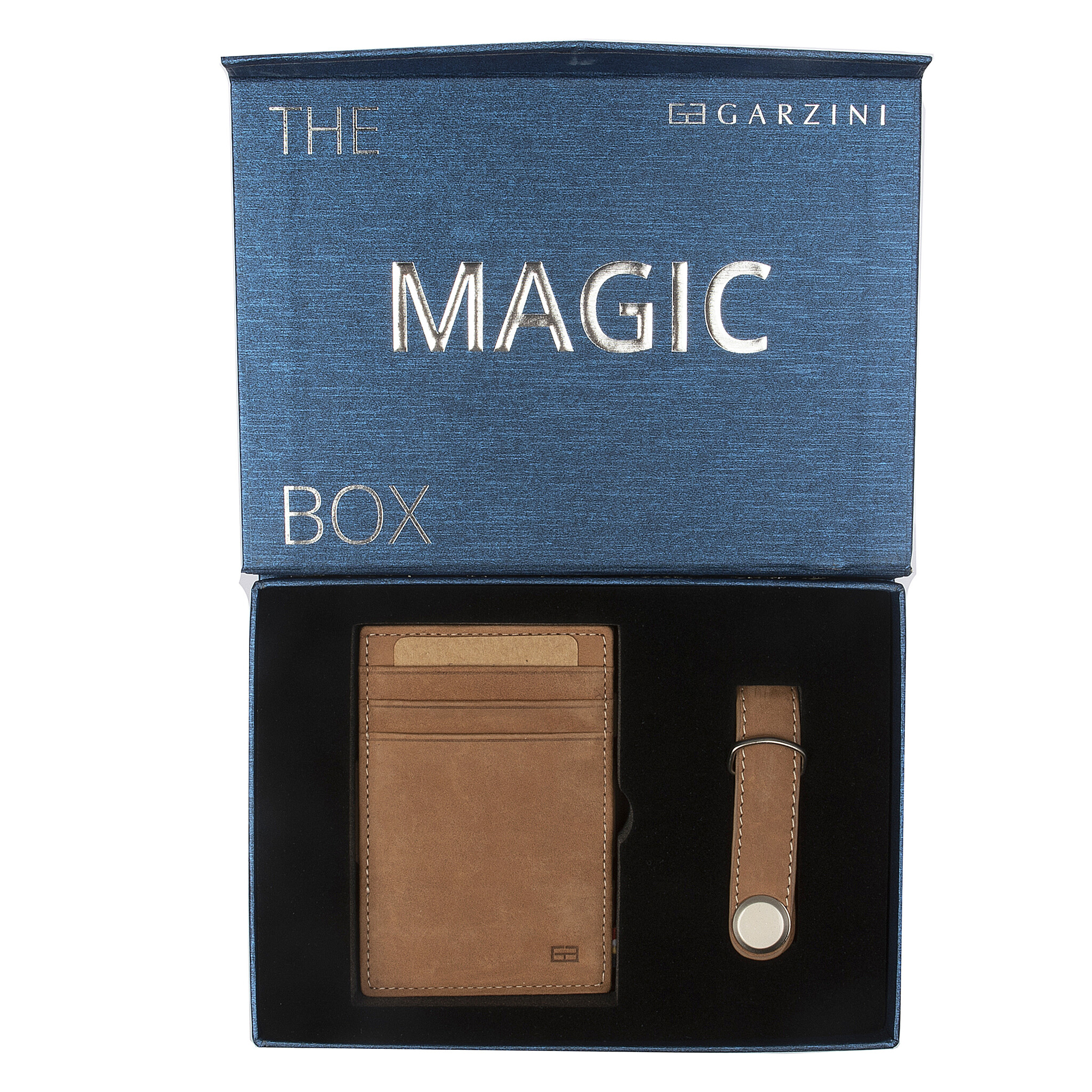 Garzini Portefeuille Garzini Garzini Gift Box Camel Brown