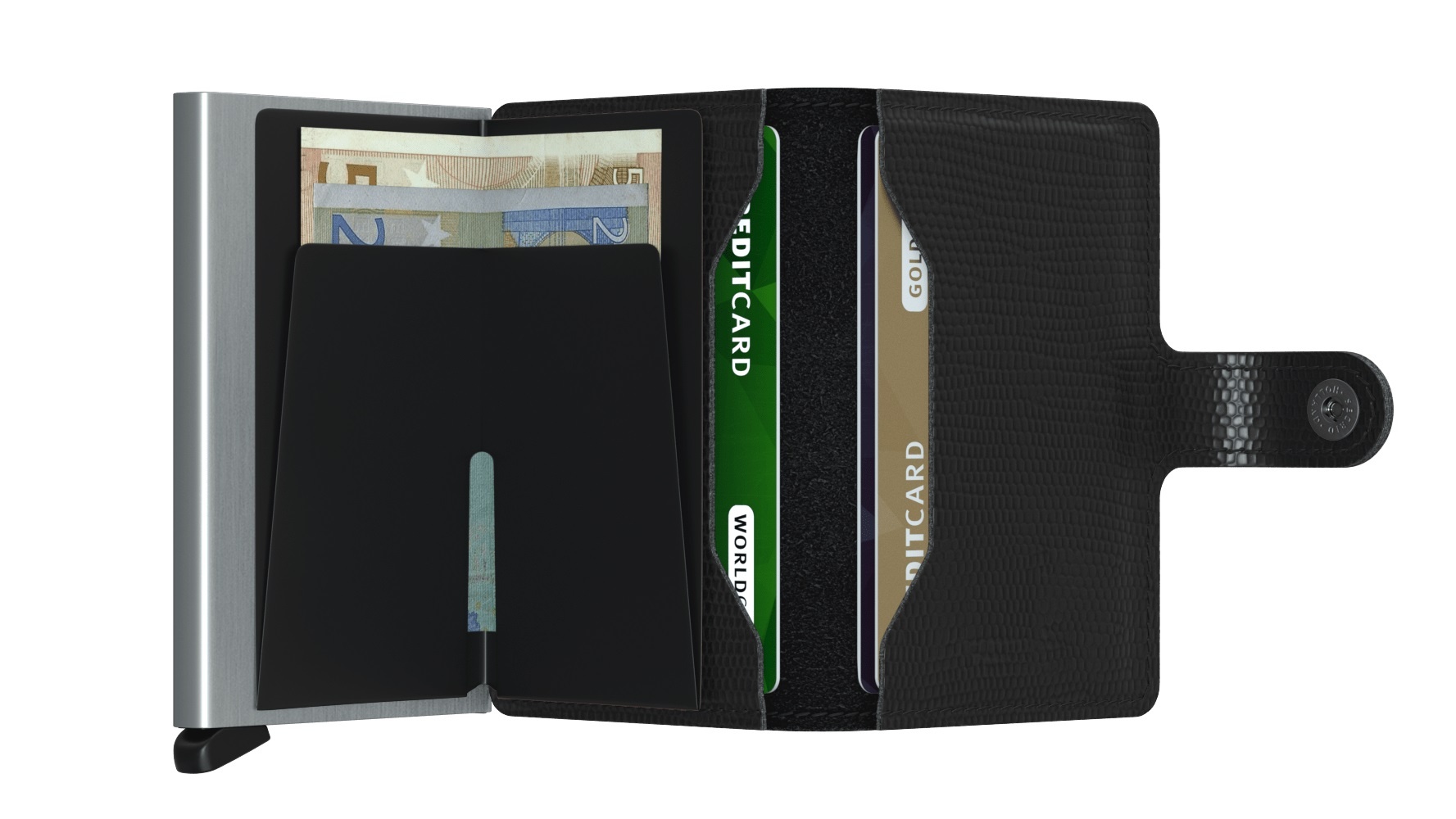 Secrid Portefeuille Secrid Miniwallet Rango Black