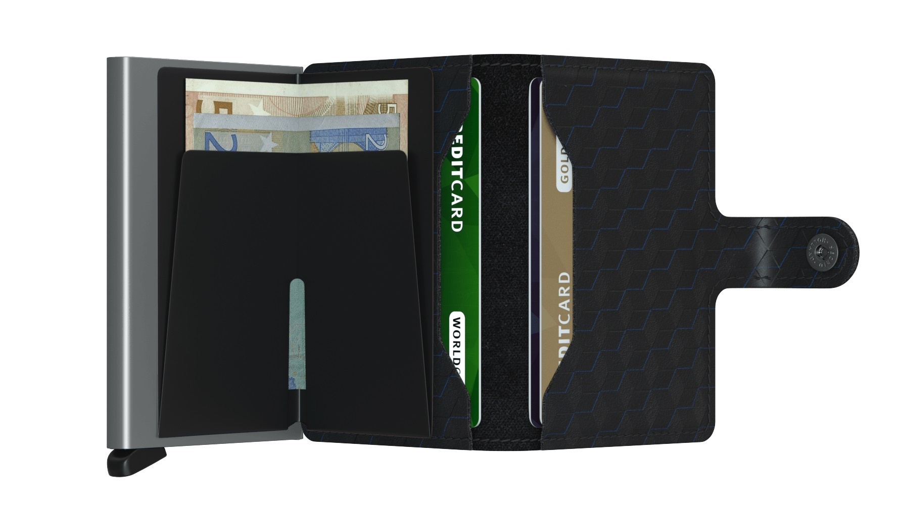 Secrid Portefeuille Secrid Slimwallet Optical Black