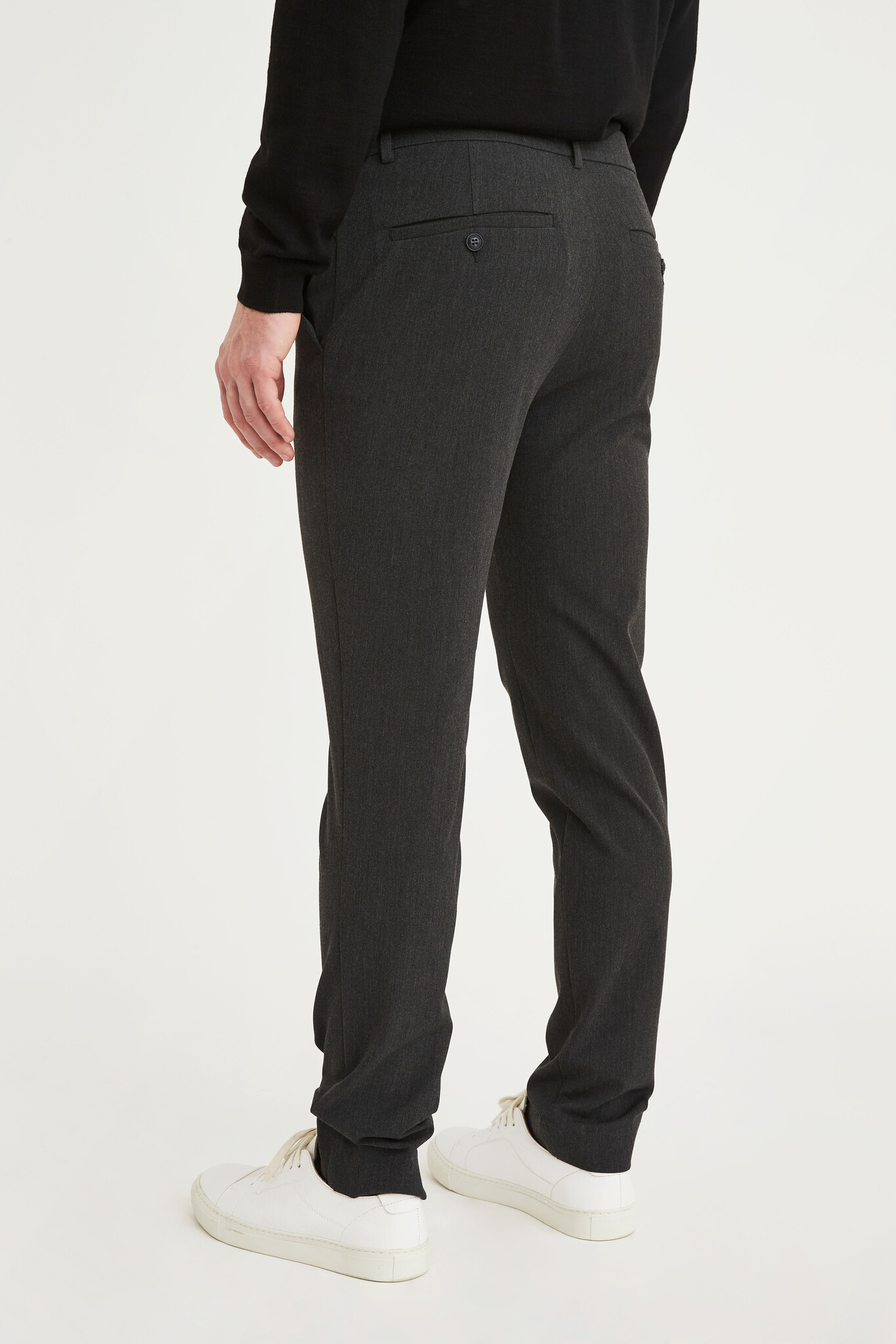 Plain Broek Plain Josh 315 Dark Grey Melange