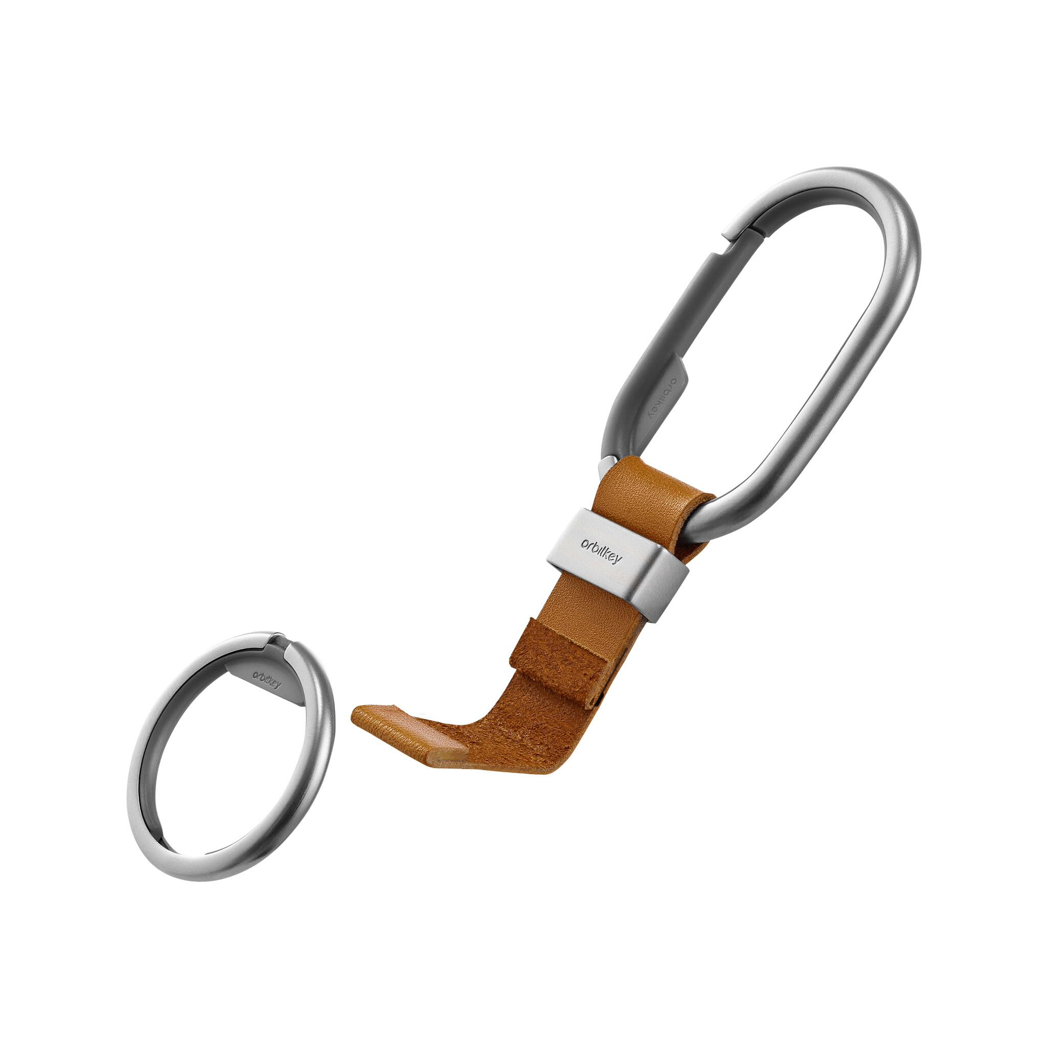 Orbitkey Accessoires Orbitkey Clip Tan / White Stitching