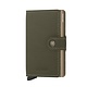 Secrid Portefeuille Secrid Miniwallet Saffiano Olive