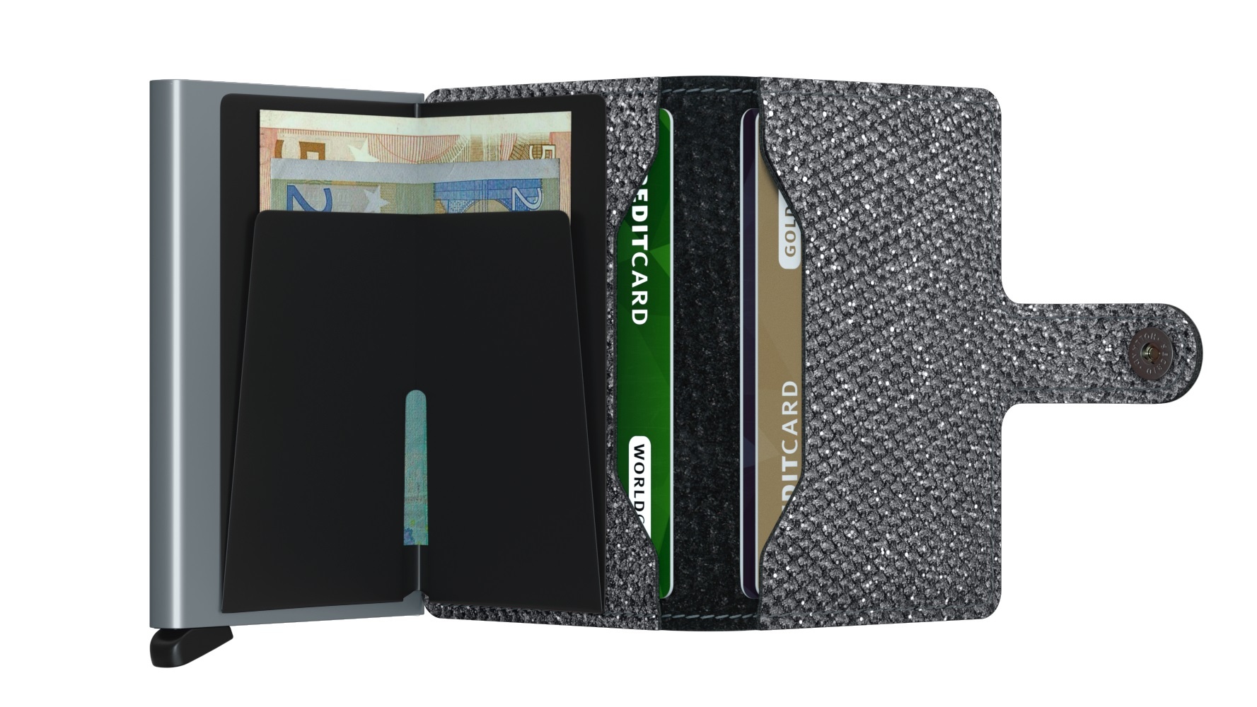 Secrid Portefeuille Secrid Miniwallet Sparkle Silver