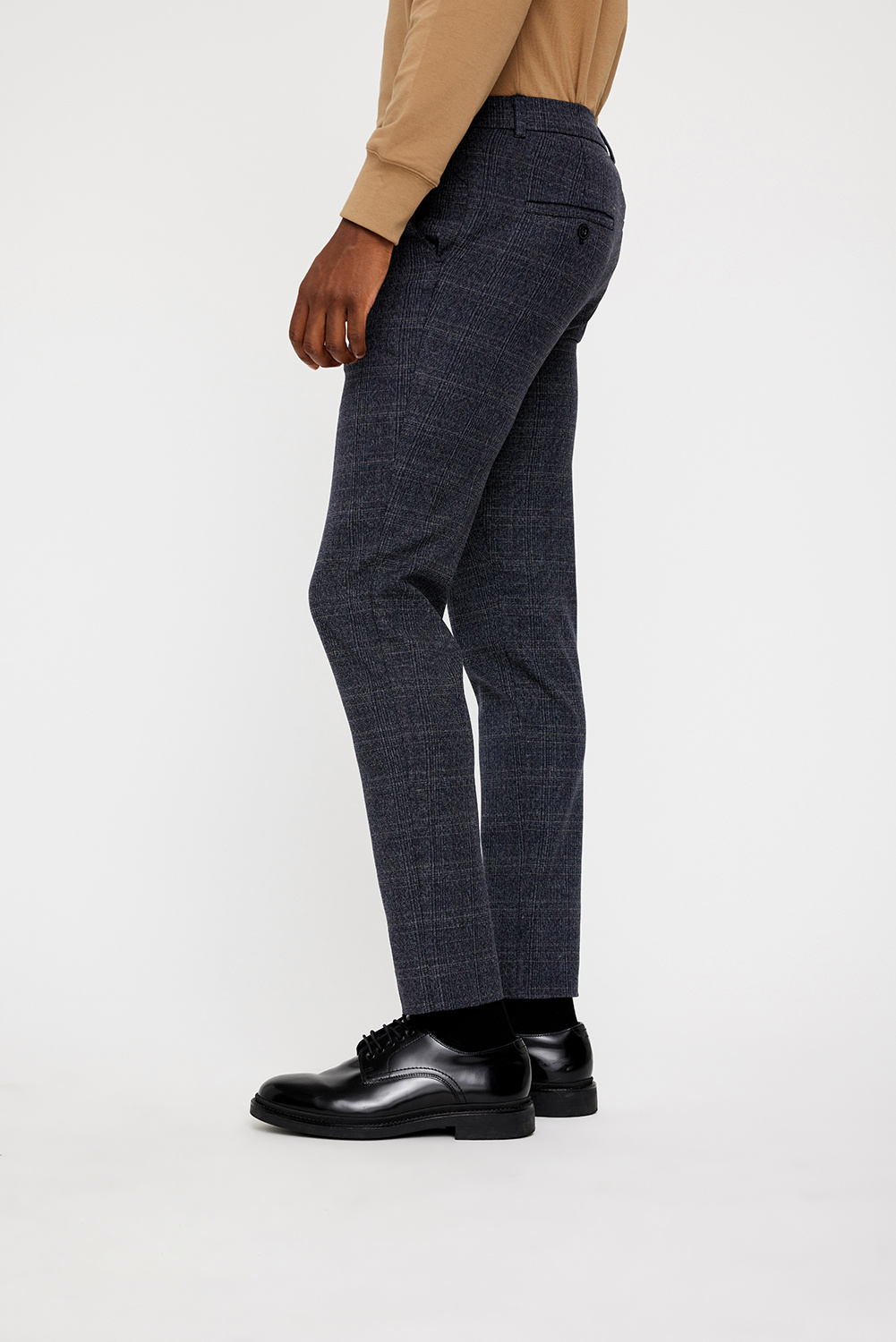 Plain Broek Plain JOSH 083 DARK BLUE CHECK