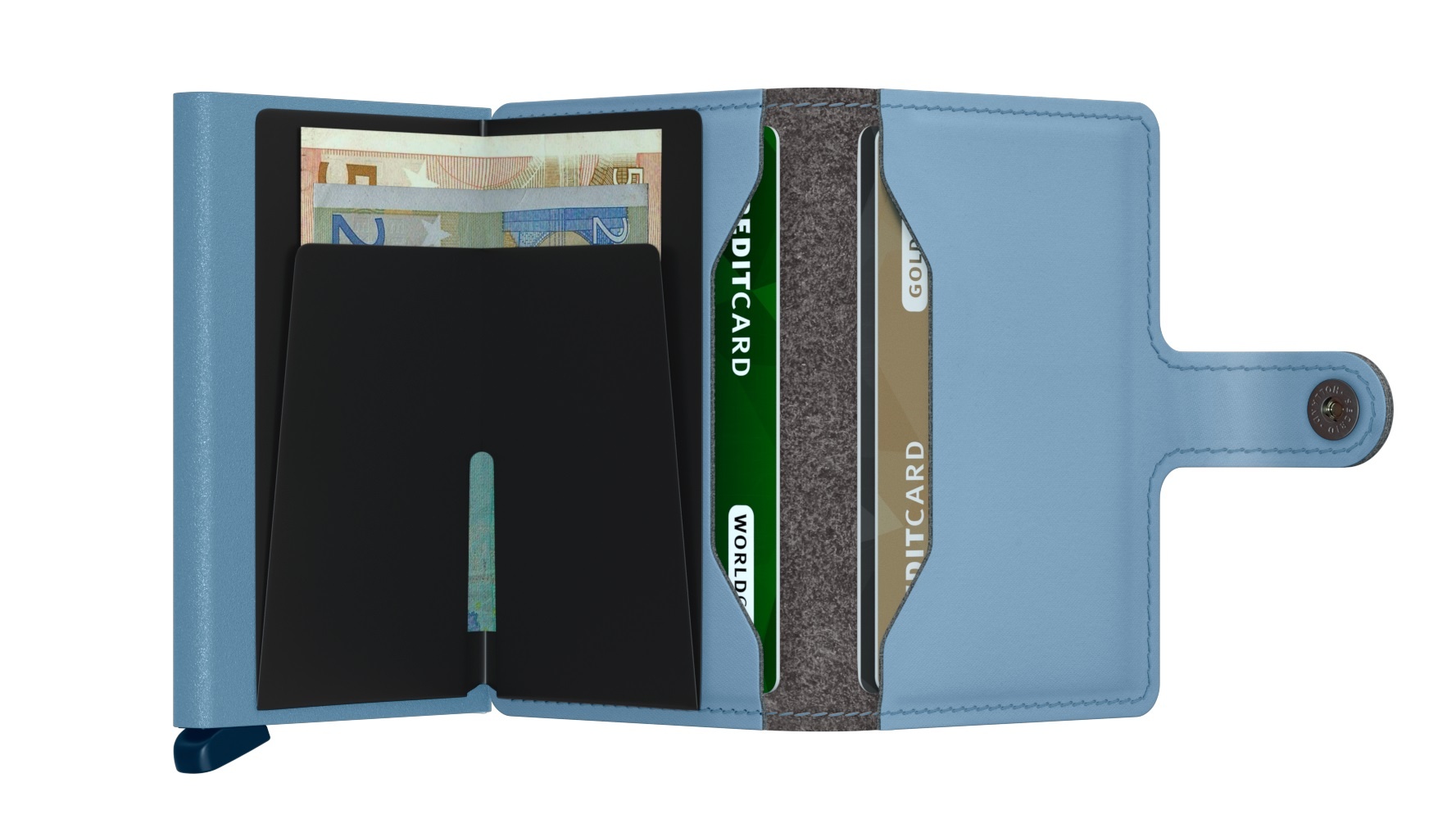 Secrid Portefeuille Secrid Miniwallet Yard Powder Sky Blue