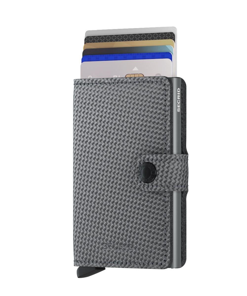 Secrid Portefeuille Secrid Miniwallet Carbon Cool Grey