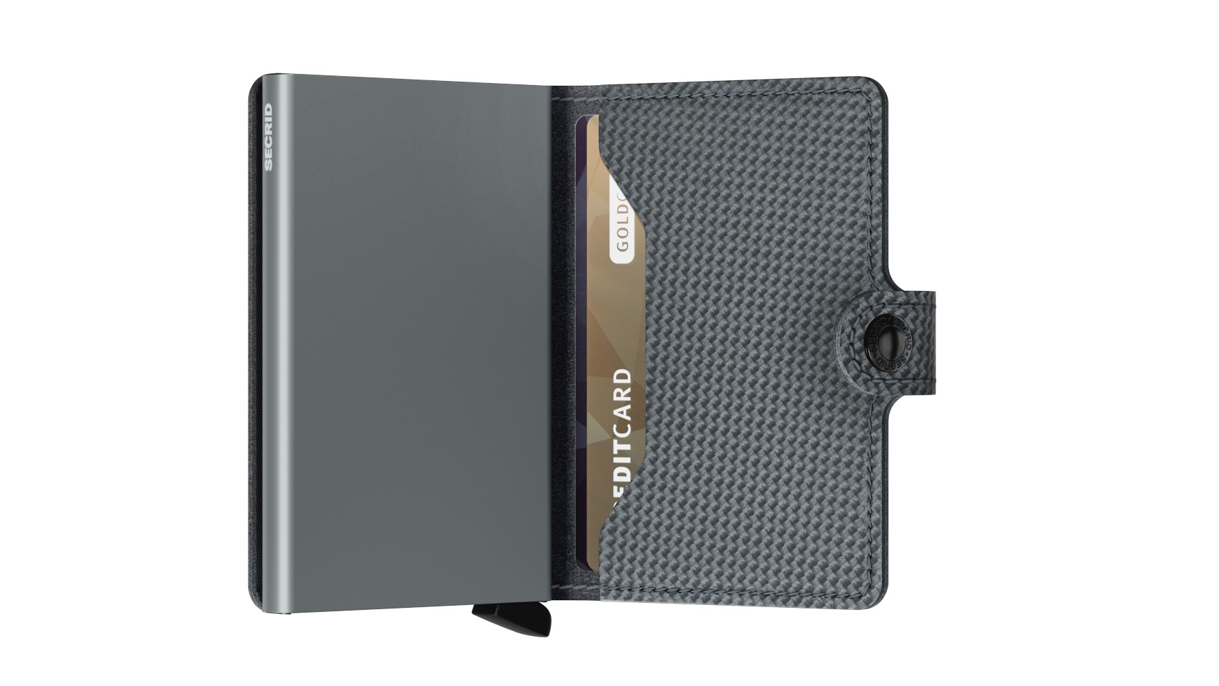 Secrid Portefeuille Secrid Miniwallet Carbon Cool Grey