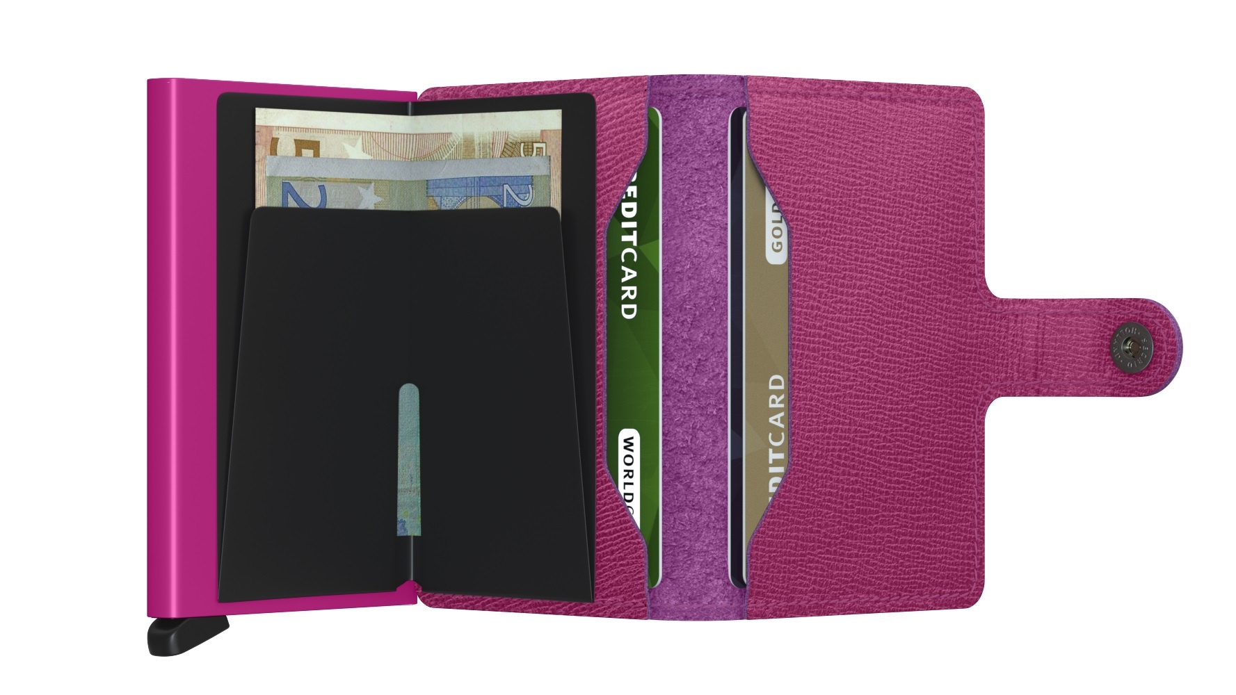 Secrid Portefeuille Secrid Miniwallet Crisple Fuchia