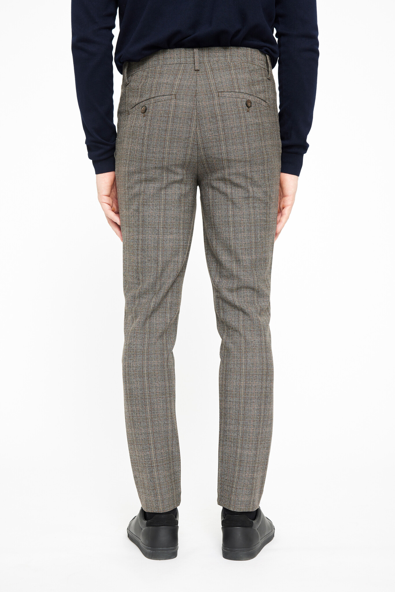 Plain Broek Plain JOSH 762 LIGHT BROWN CHECK