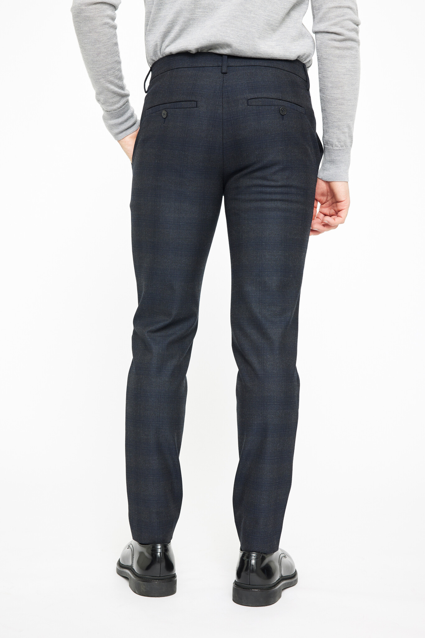 Plain Broek Plain JOSH 465 MIDNIGHT CHECK