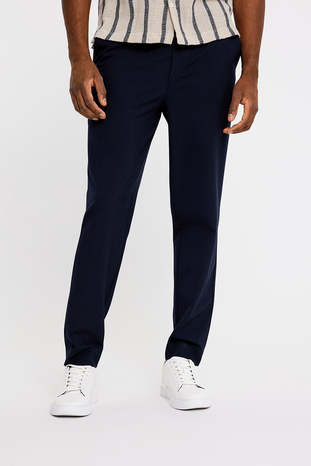 Plain Broek Plain 40076 THEO 285 NAVY