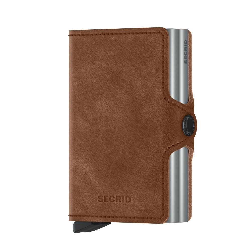 Secrid Portefeuille Secrid Twinwallet Vintage Cognac-Silver