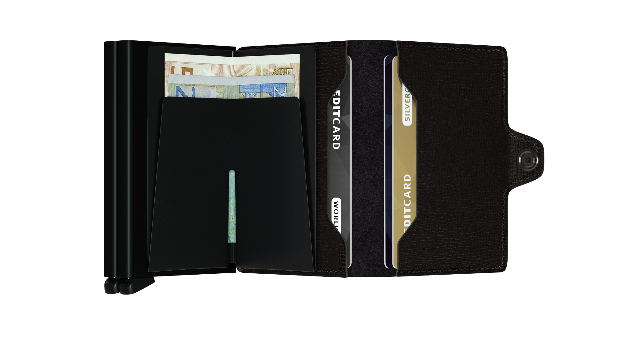 Secrid Portefeuille Secrid Twinwallet Crisple Black