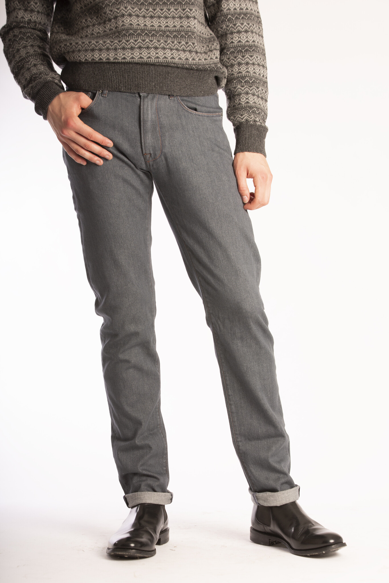 Zilton Jeans Zilton 32-424-8069A10D-9724 Rodger 09 Raven Grey Denim
