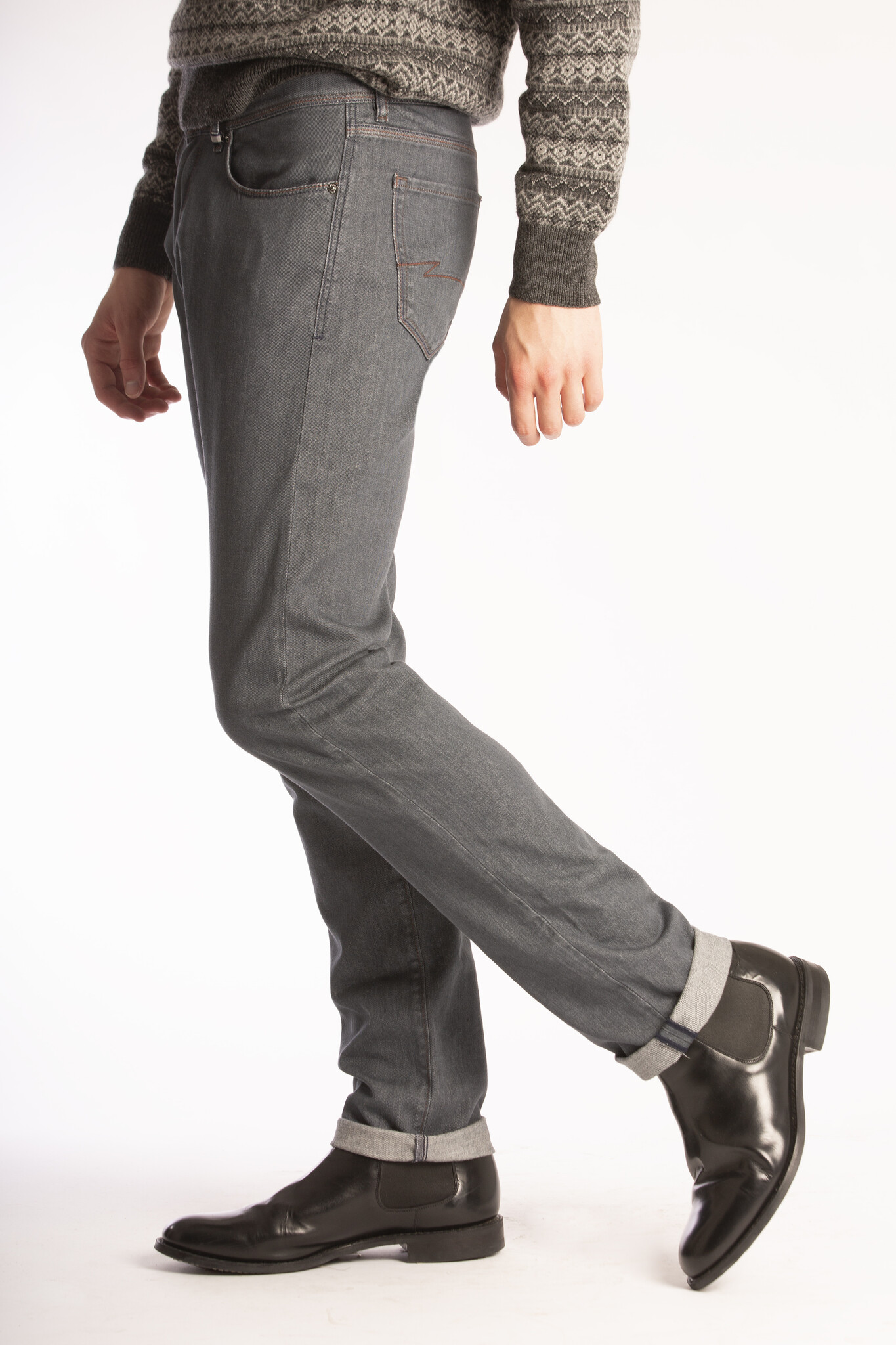 Zilton Jeans Zilton 32-424-8069A10D-9724 Rodger 09 Raven Grey Denim