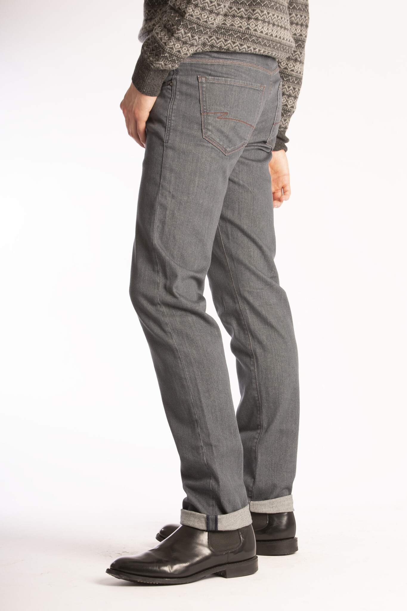 Zilton Jeans Zilton 32-424-8069A10D-9724 Rodger 09 Raven Grey Denim