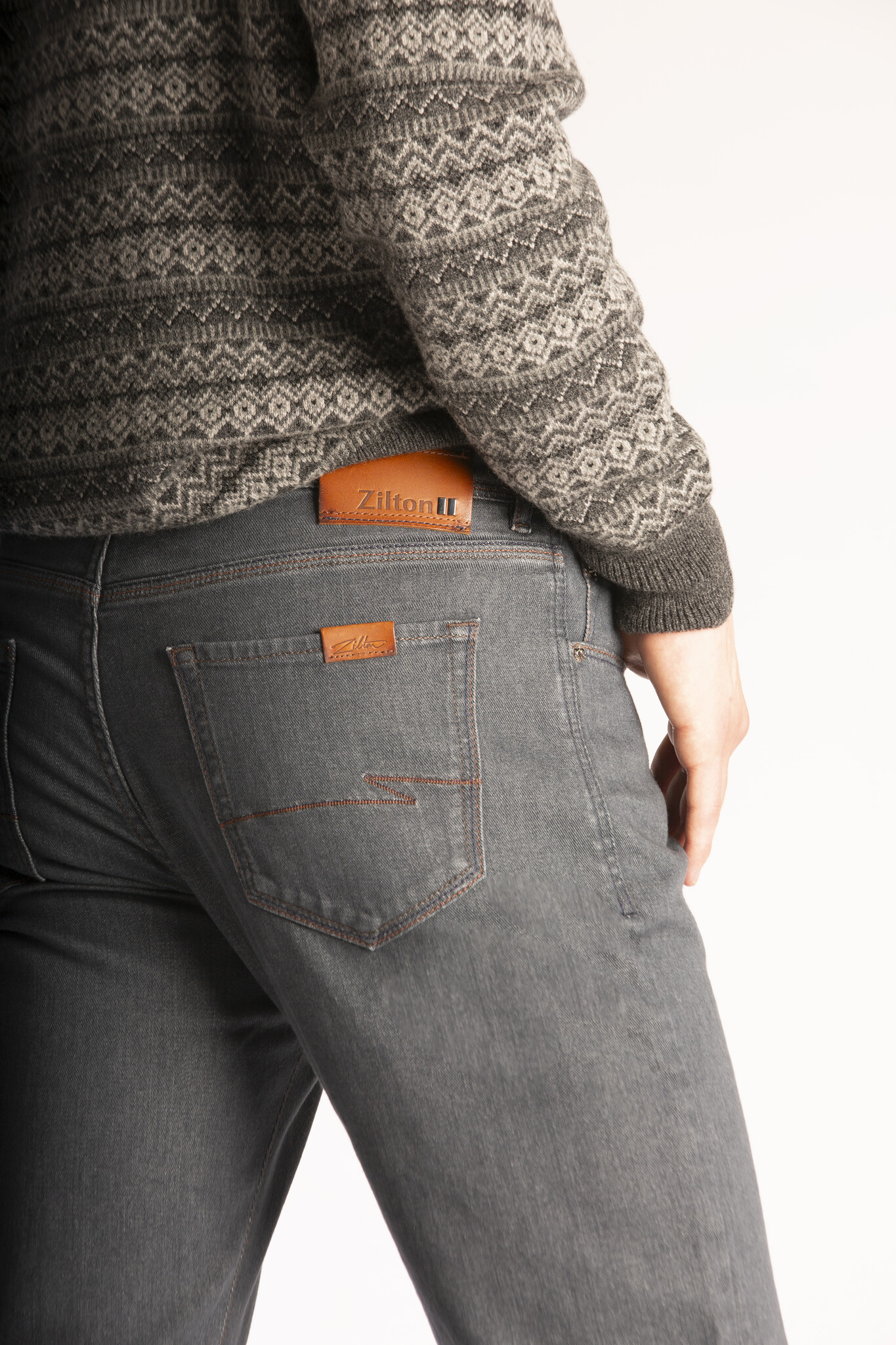 Zilton Jeans Zilton 32-424-8069A10D-9724 Rodger 09 Raven Grey Denim