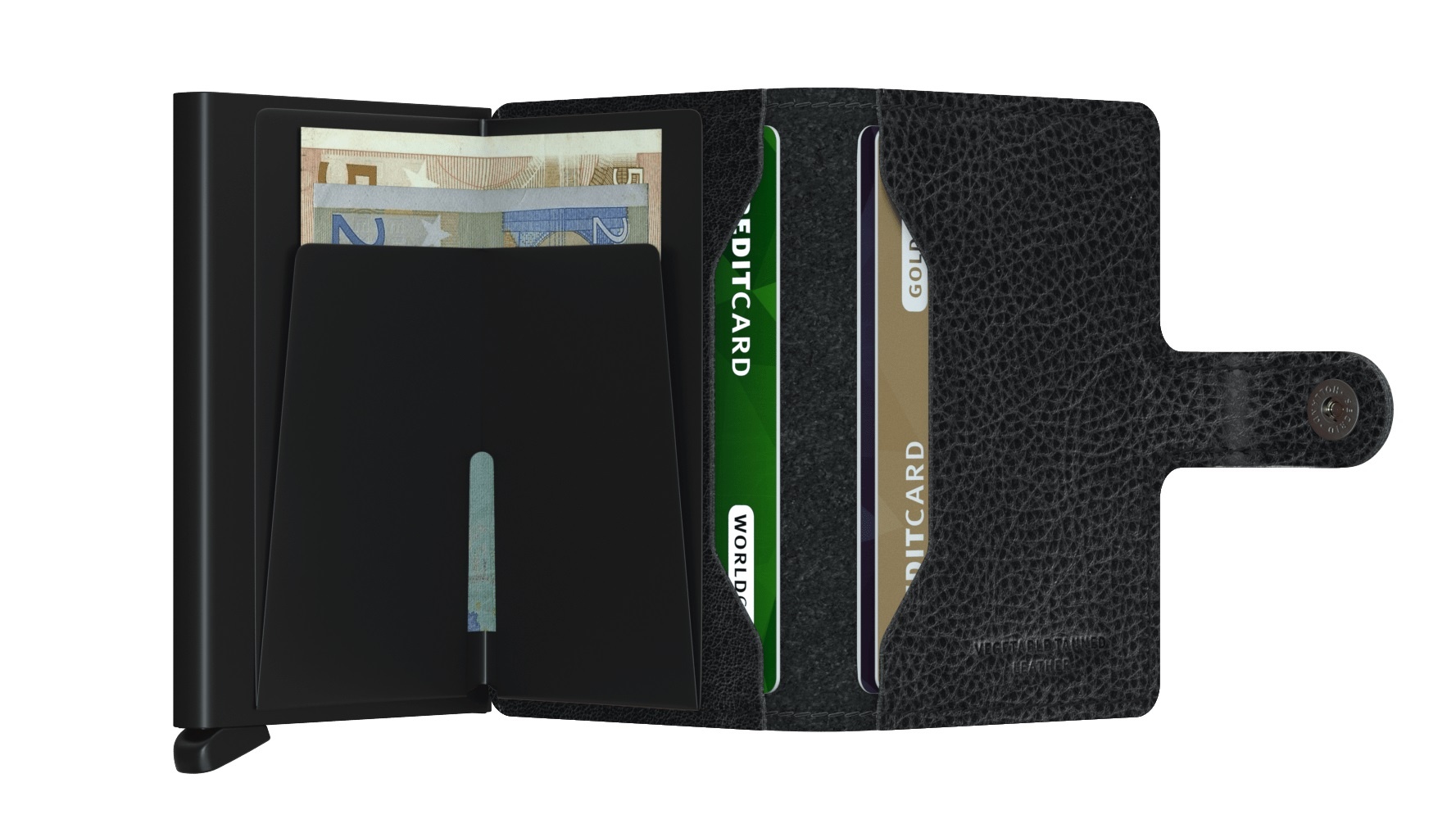 Secrid Portefeuille Secrid Miniwallet Veg Black