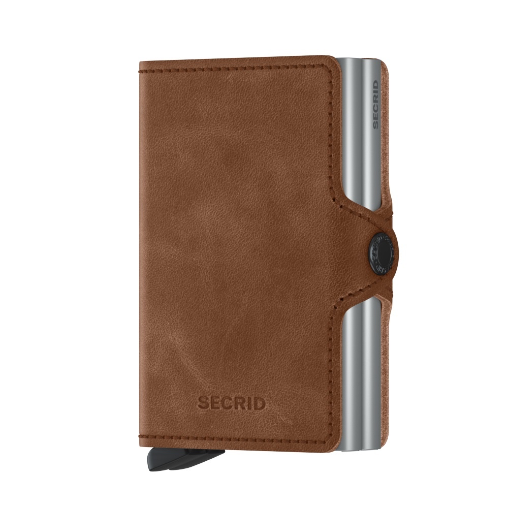 Secrid Portefeuille Secrid Twinwallet Vintage Cognac-Silver