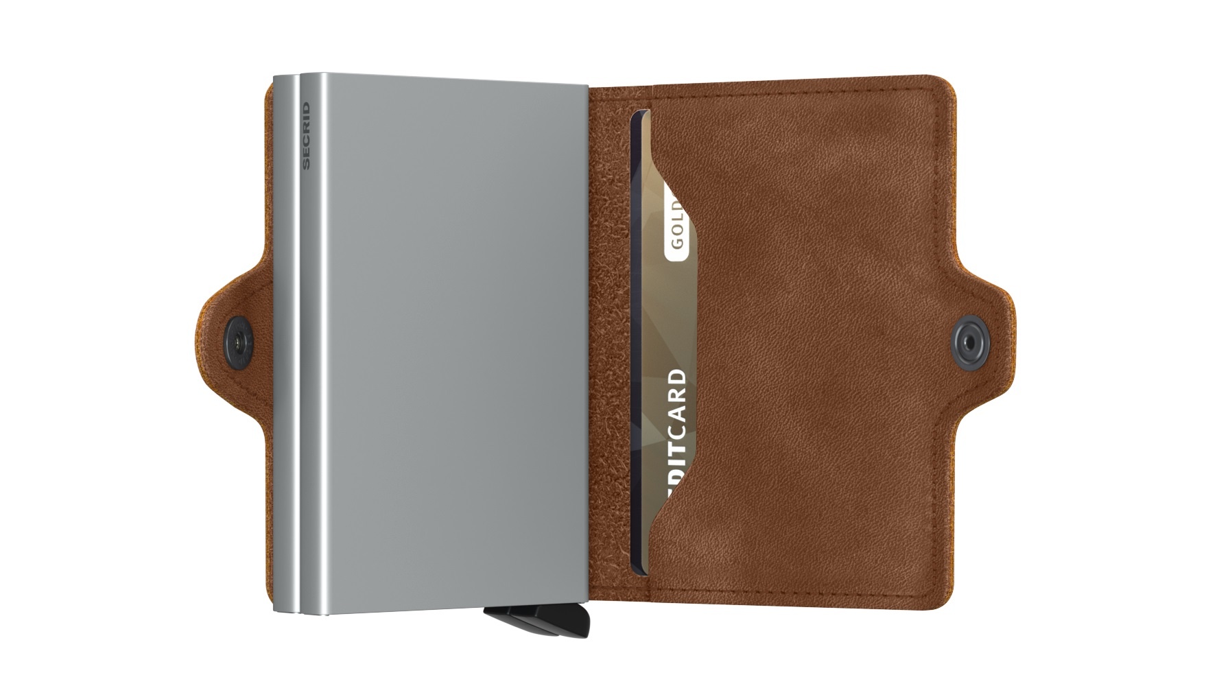 Secrid Portefeuille Secrid Twinwallet Vintage Cognac-Silver