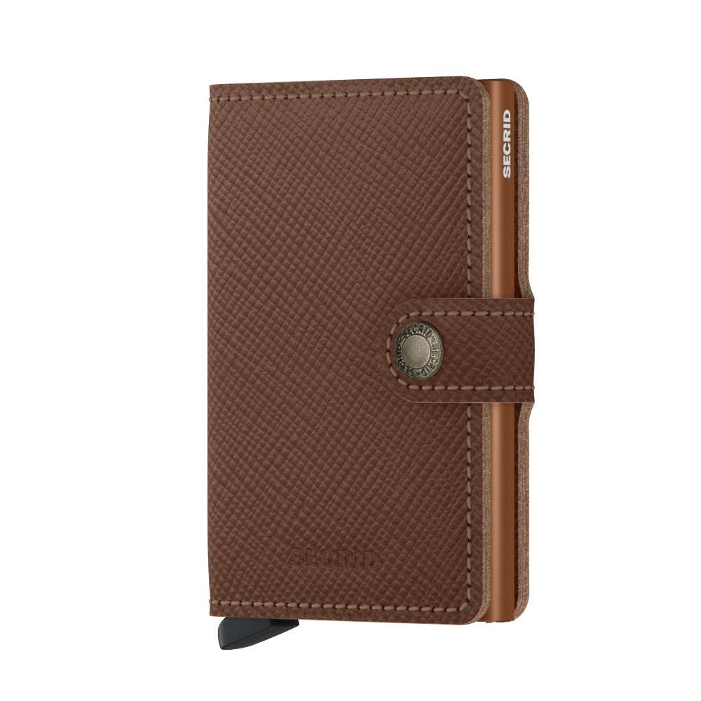 Secrid Portefeuille Secrid Miniwallet Saffiano Caramel