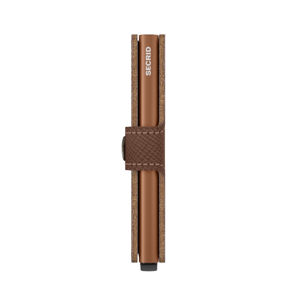 Secrid Portefeuille Secrid Miniwallet Saffiano Caramel