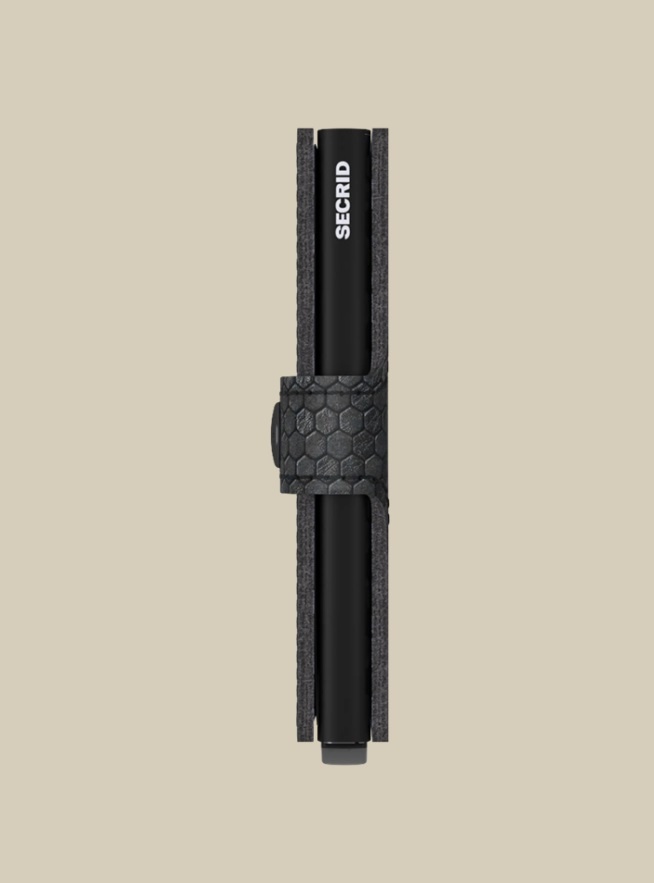 Secrid Portefeuille Secrid Miniwallet Hexagon Black