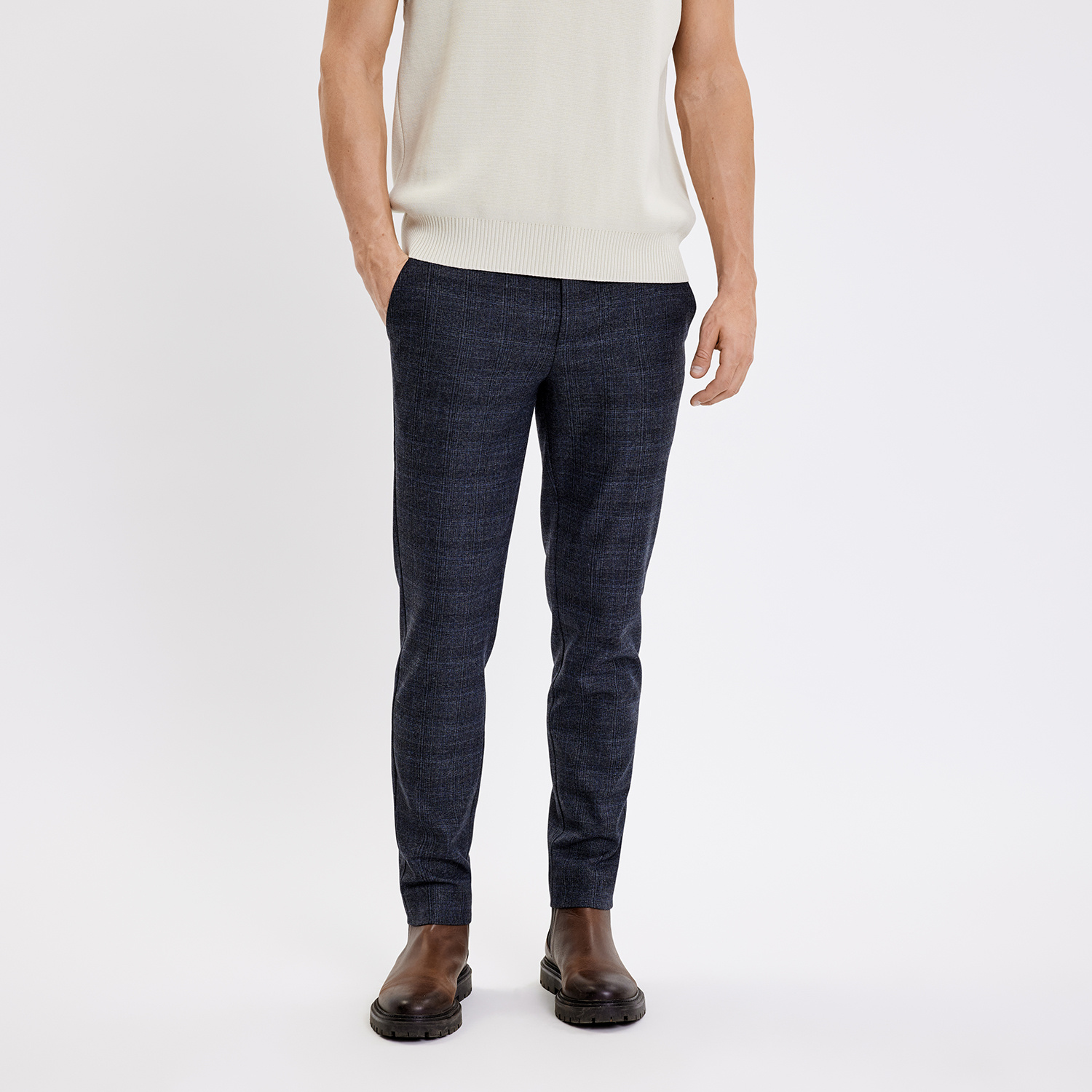 Plain Broek Plain 40168 JOSHPL 083 SKYFALL CHECK