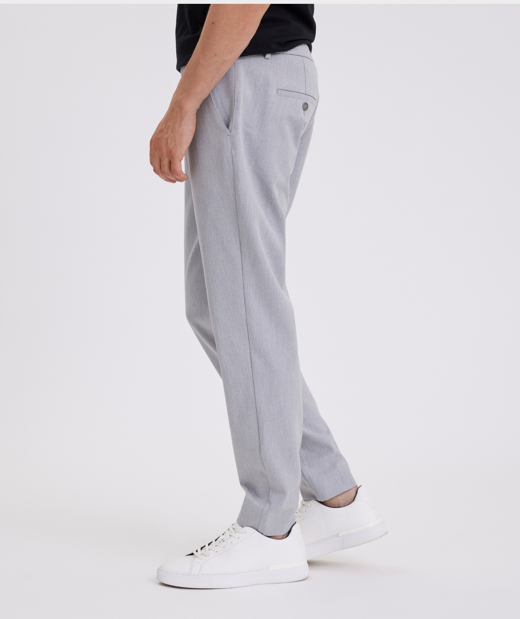Plain Broek Plain 40312 THEOPL 805 LIGHT GREY MELANGE 30869